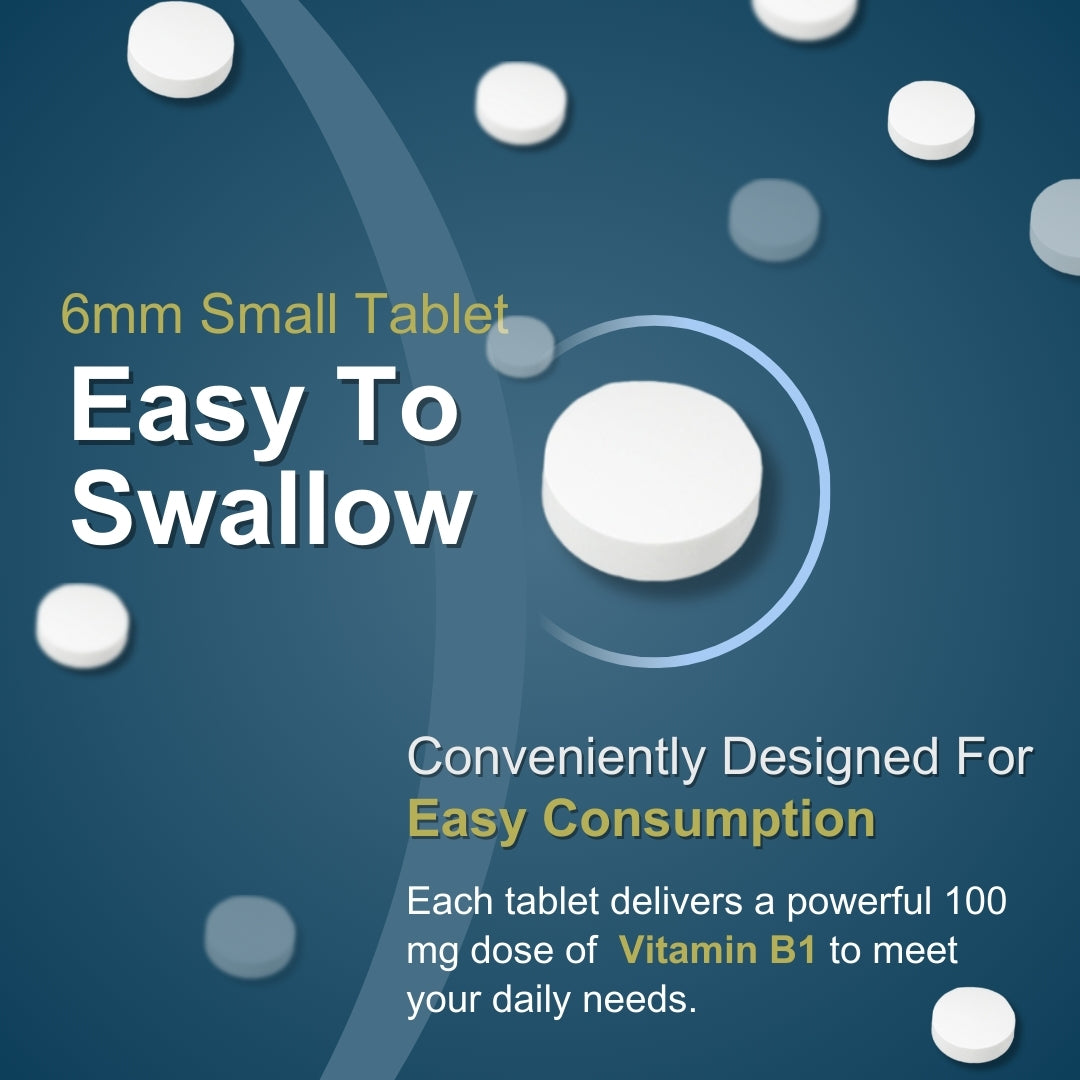 Thiamine 100mg Vitamin B1 - High Strength Tablets