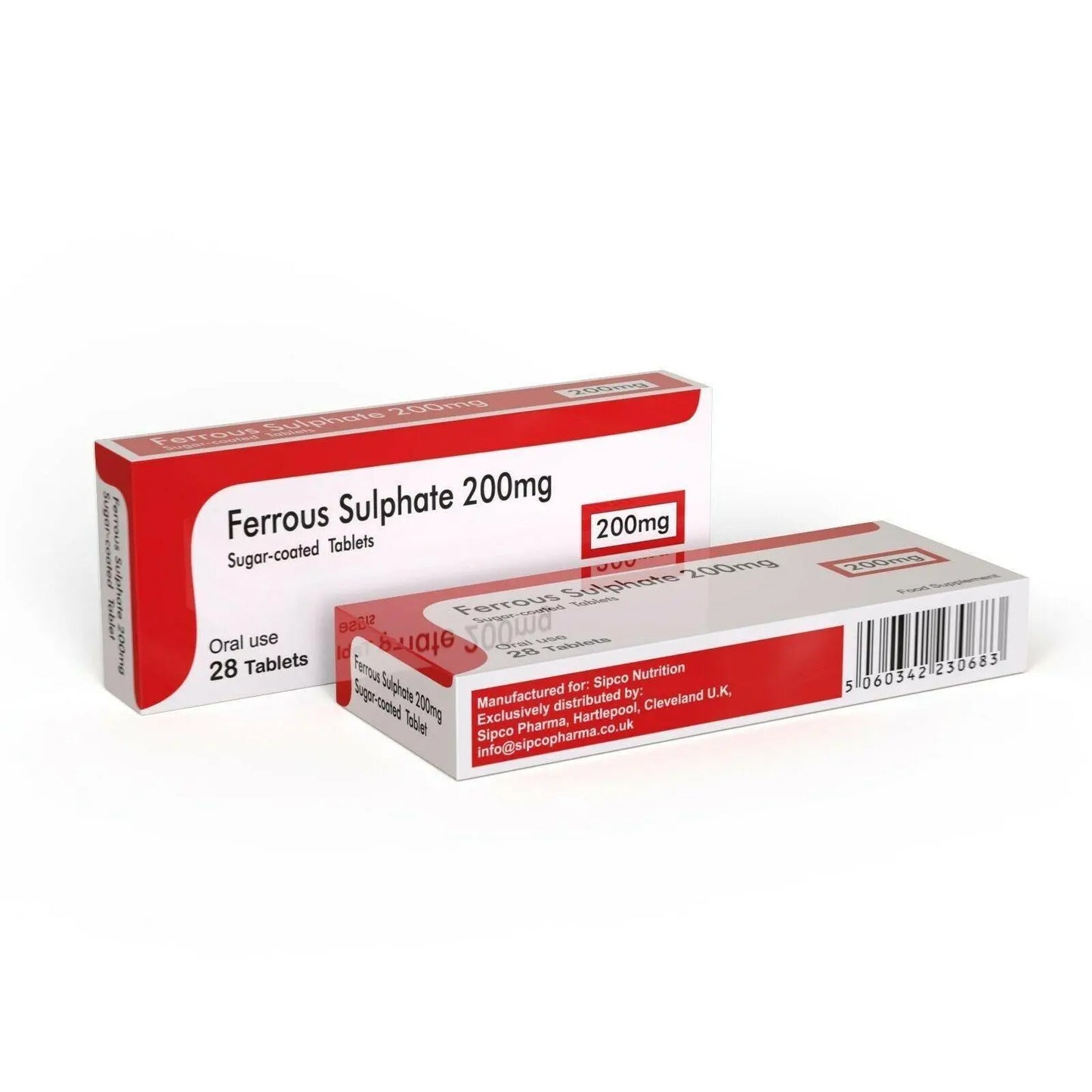 Ferrous Sulphate 200mg 28 Tablets Iron Supplement - Arc Health Nutrition UK Ltd