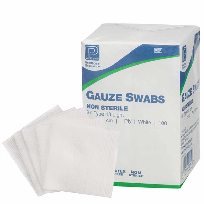 Gauze Swabs in 5s | Type 13 | 7.5 x 7.5cm | Pack of 100