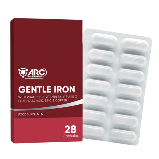 Iron 7-in-1, 60 Capsules with Vitamins C, B6, B12, Folic Acid, Zinc & Copper