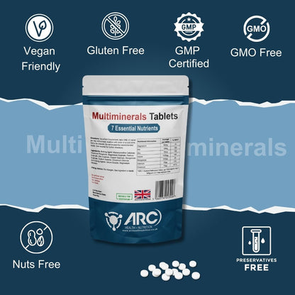 Multiminerals Tablets 7 Essential Nutrients Supplements