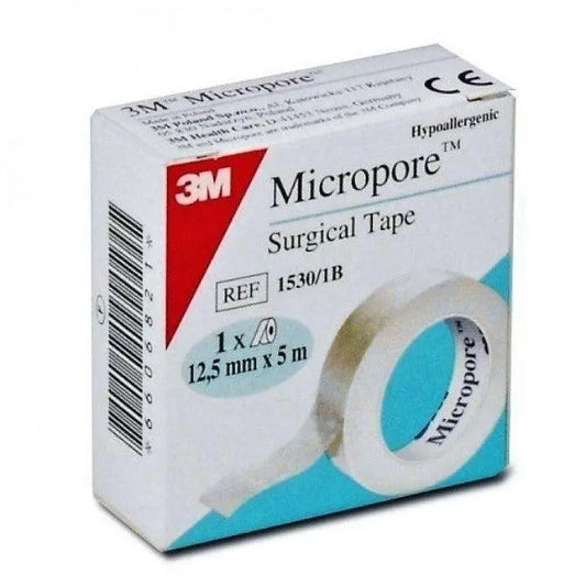 3M Micropore Surgical 12.5mm (1.25cm) x 5m Tape - Arc Health Nutrition UK Ltd