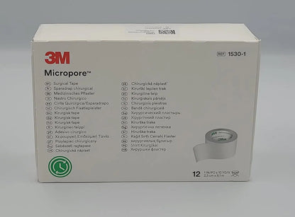 3M™ Micropore™ Medical Tape 1530-1, 25 mm x 9.1 m 3M Micropore