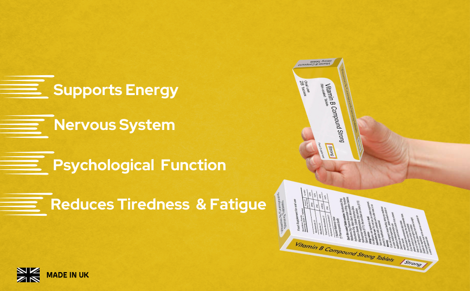 Vitamin B Compound Complex Strong 28 Tablets