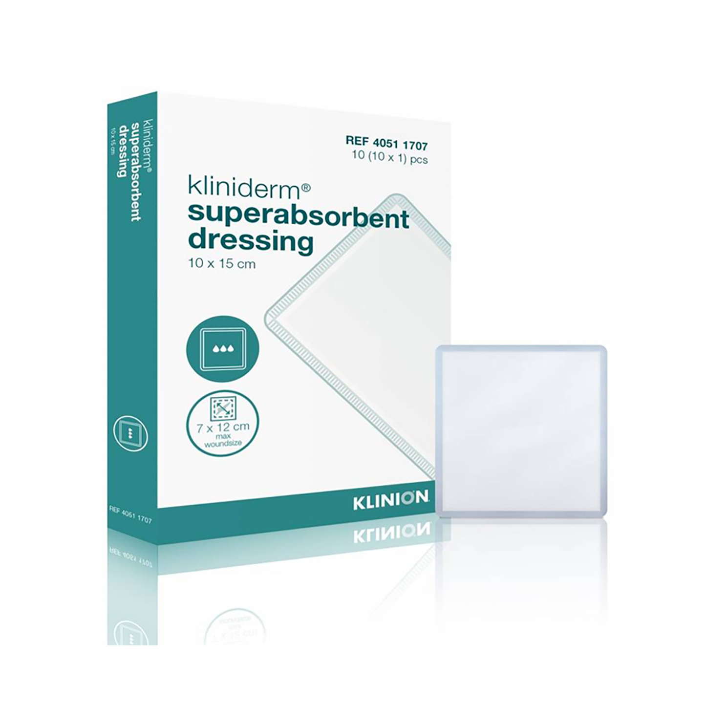 Kliniderm Superabsorbent Dressing | 20 x 30cm | Pack of 10