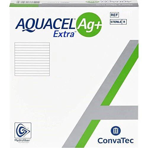 Aquacel Ag+ Extra Dressing | 15 x 15cm | Pack of 5