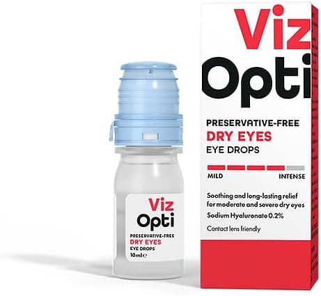 Vizopti Preservative Free Dry Eyes Drops, 10ml