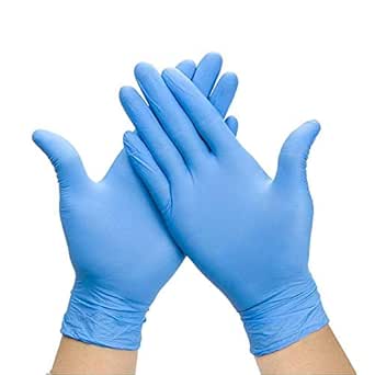 Surgical gloves Disposable Blue Nitrile Examination Gloves Latex Free & Powder Free Medical Grade