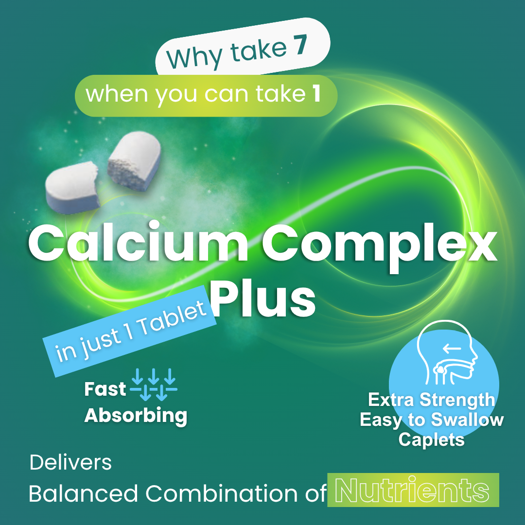 Calcium Magnesium Complex 7 in 1 180 Supplement Tablets