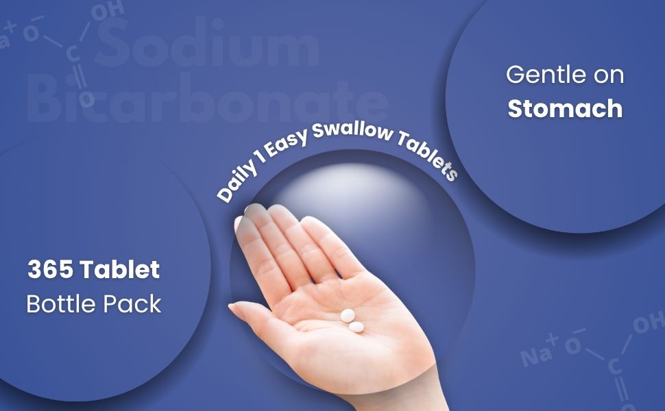 Sodium Bicarbonate 600mg 365 Tablets