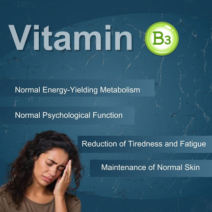 Vitamin B3 Niacinamide (Niacin) 500mg High Strength Tablets