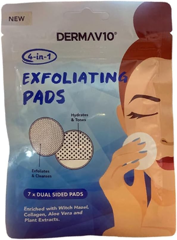 Derma V10 Exfoliating 7 PadsX 2 Packs