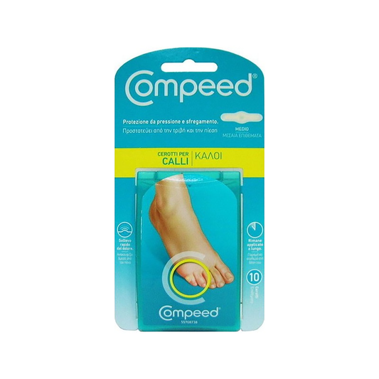 Compeed Corn Medium Plasters | 1.75 x 6.0cm | Pack of 10