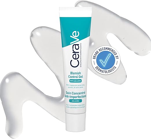 CeraVe Blemish Control Gel Moisturiser with 2% Salicylic Acid & Niacinamide for Blemish-Prone Skin 40ml