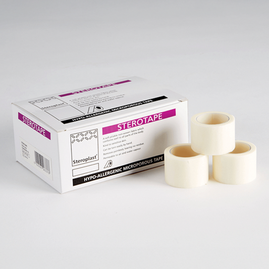 Sterotape Microporous Tape | 5cm Wide x 10m | Pack of 6