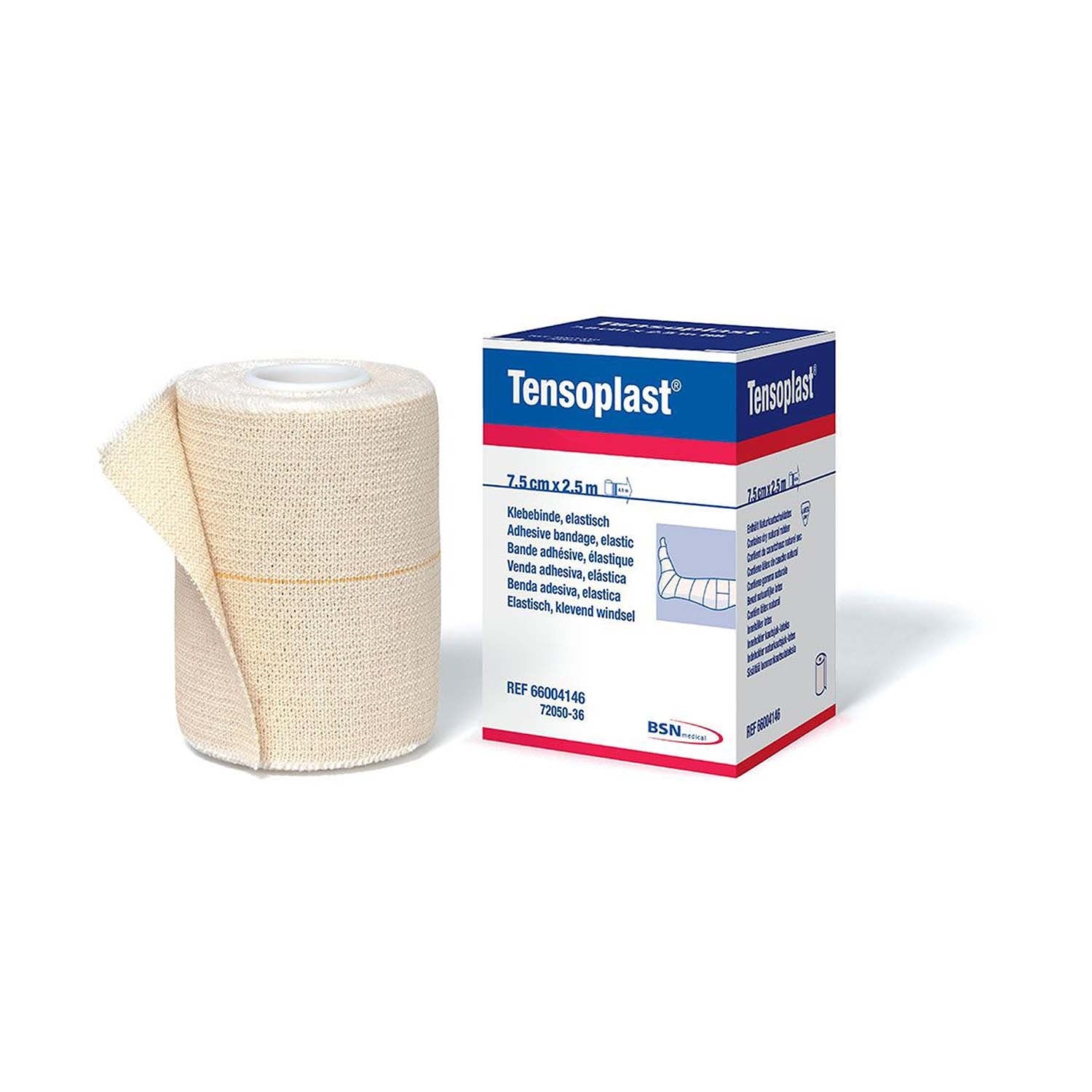 Elastic Adhesive Bandage | 10cm x 4.5m | Stretched | Single