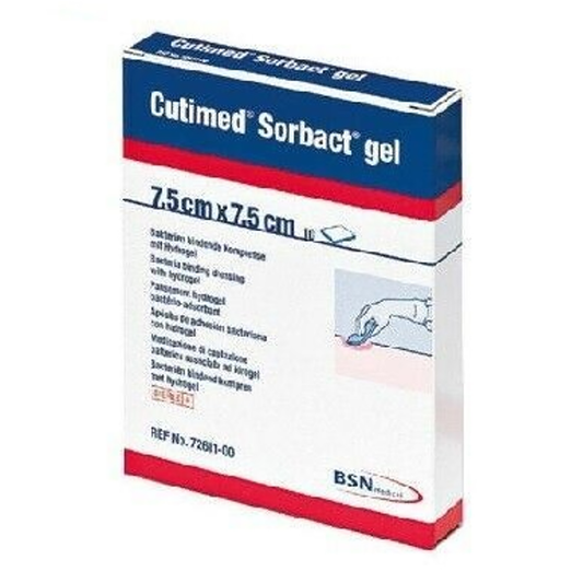 Cutimed Sorbact Gel Dressing | 7.5cm x 7.5cm | Pack of 10