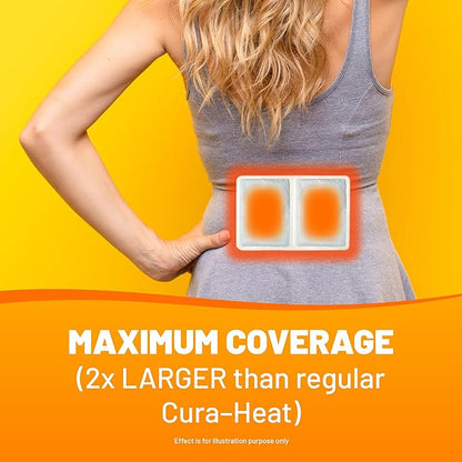 Cura-Heat Back Pain MAX size 2 patches