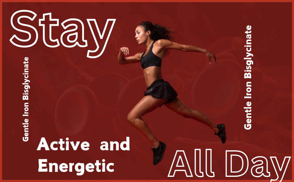 Elemental Iron Bisglycinate 14mg Supplement Vegan Tablets