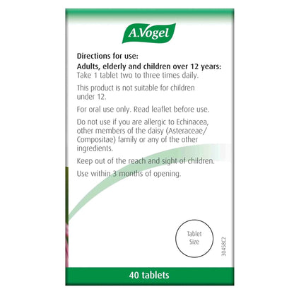 A Vogel Echinaforce Forte Cold and Flu - 40 Tablets