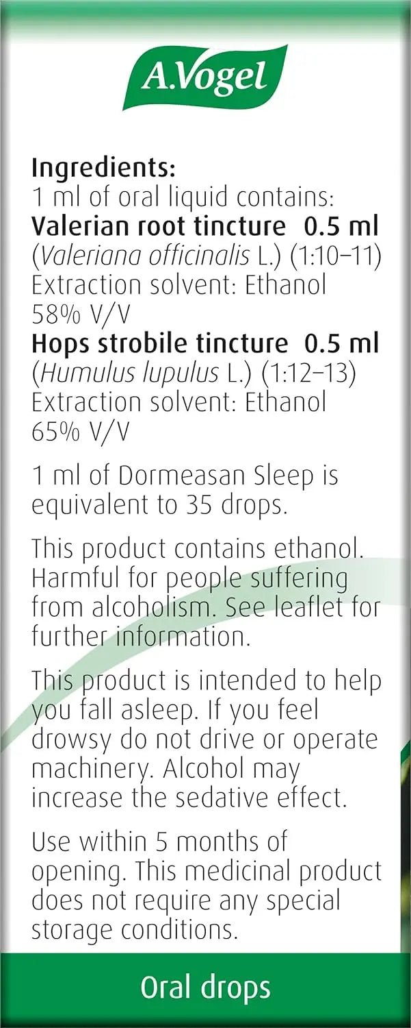 A.Vogel Dormeasan Drops sleep disturbances