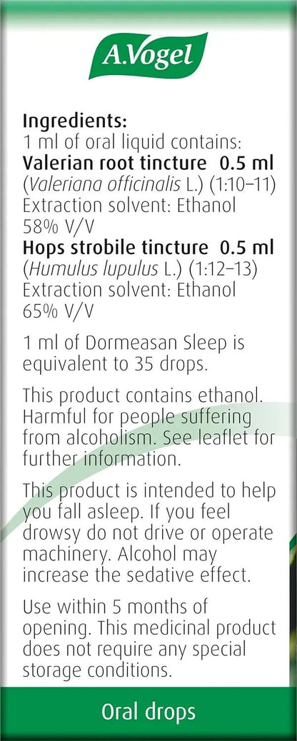 A.Vogel Dormeasan Drops sleep disturbances