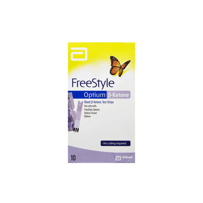 Abbott Freestyle Beta Optium Ketone 10 Test Strip - Arc Health Nutrition UK Ltd