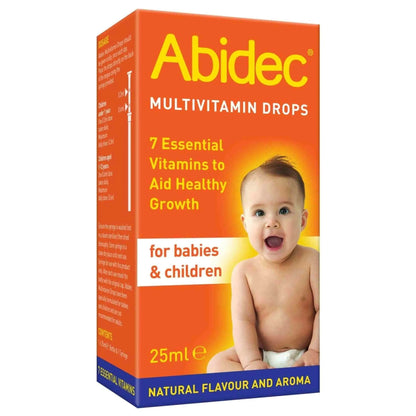 Abidec Multivitamin Drops for Babies & Children - 25ml Abidec