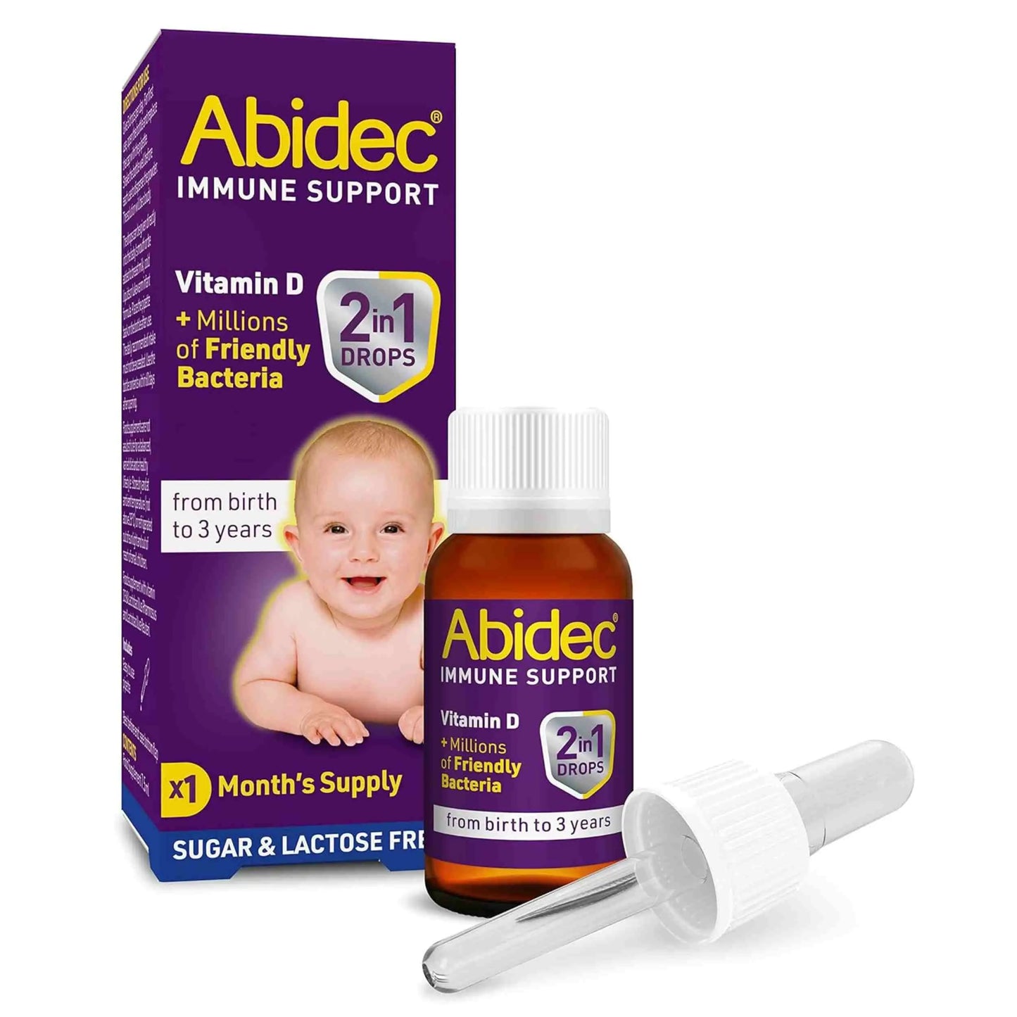 Abidec Vitamin D Immune Support Drops - 7.5ml Abidec