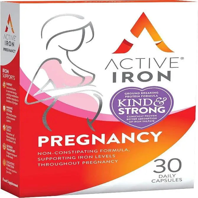 Active Iron Pregnancy 30 Tablets - Arc Health Nutrition