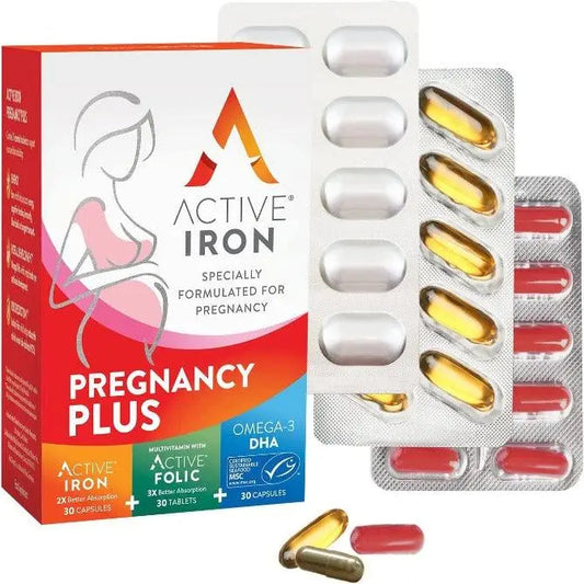 Active Iron Pregnancy Plus 90 Tablets - Arc Health Nutrition