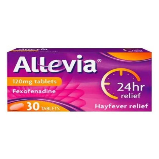 Allevia Fexofenadine 120mg - 30 Tablets - Arc Health Nutrition UK Ltd