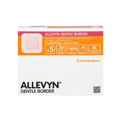 Allevyn Gentle Border lite 10x10cm 5 Dressing - Arc Health Nutrition