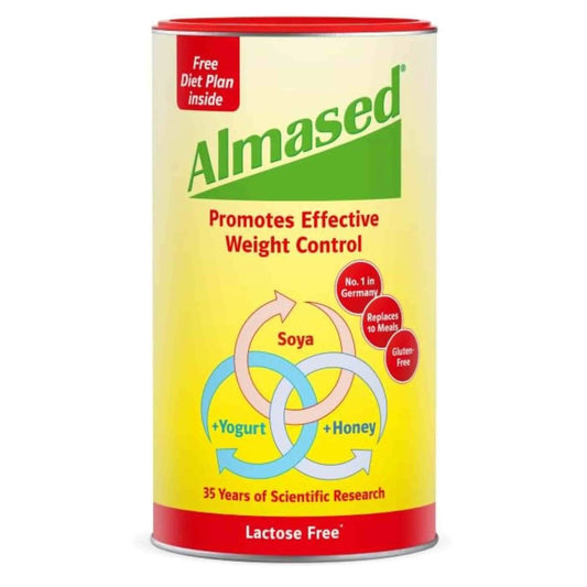 Almased Soya, Yogurt and Honey Meal Replacement Almond Vanilla Flavour - 500g Almased