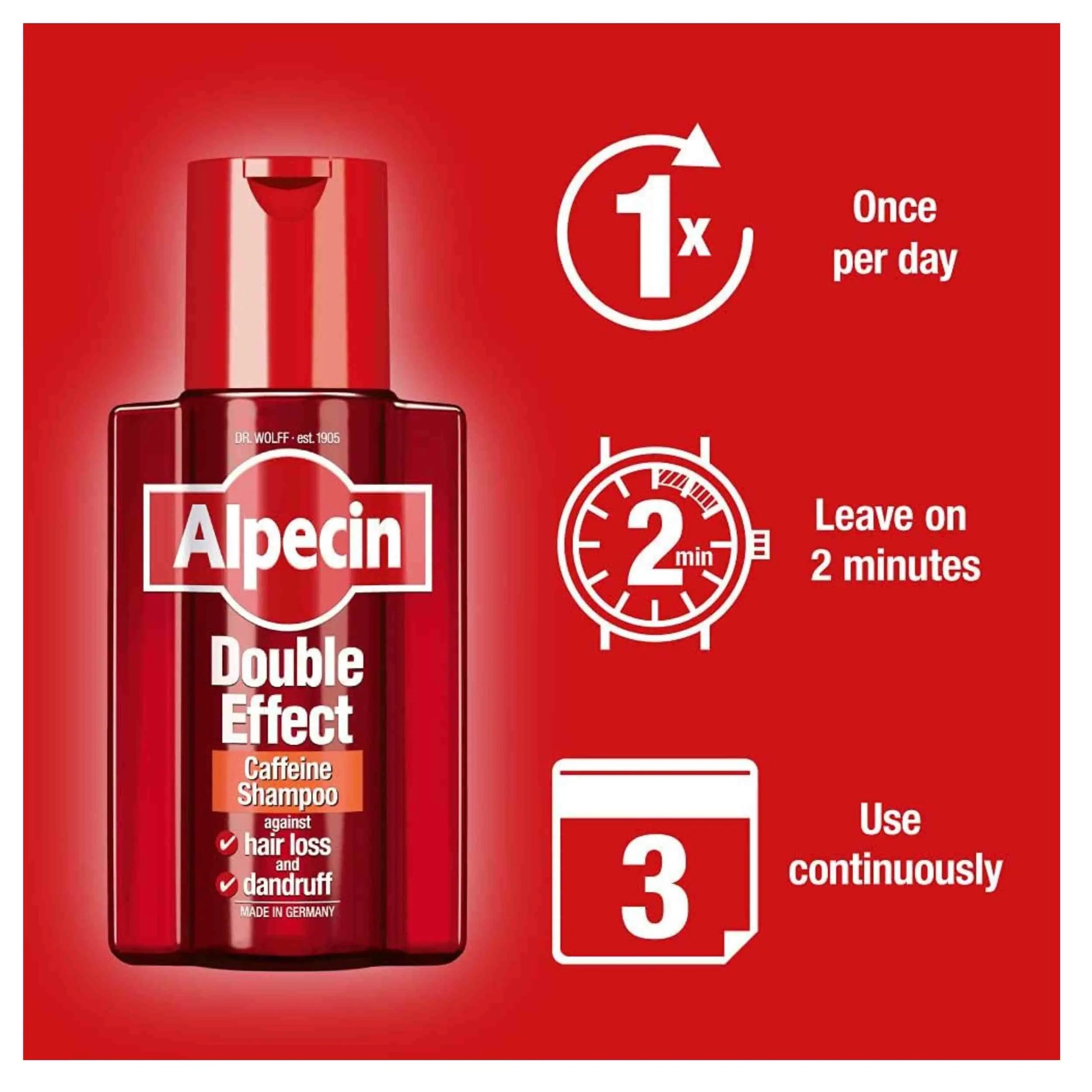 Alpecin Double Effect Shampoo - 200ml Alpecin