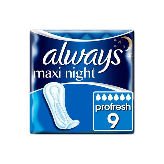 Always Maxi Night Sanitary Towels x9