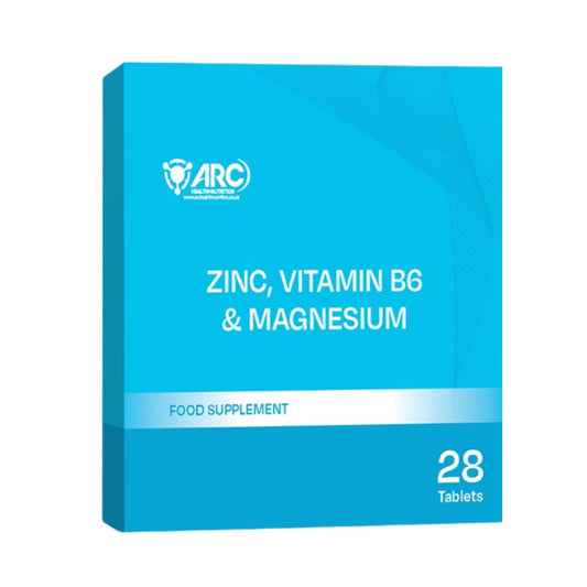 ZMA + Zinc Magnesium & Vitamin B6 28 Supplement Tablets