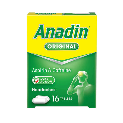 Anadin Original Pain Relief Tablets 16s - Arc Health Nutrition