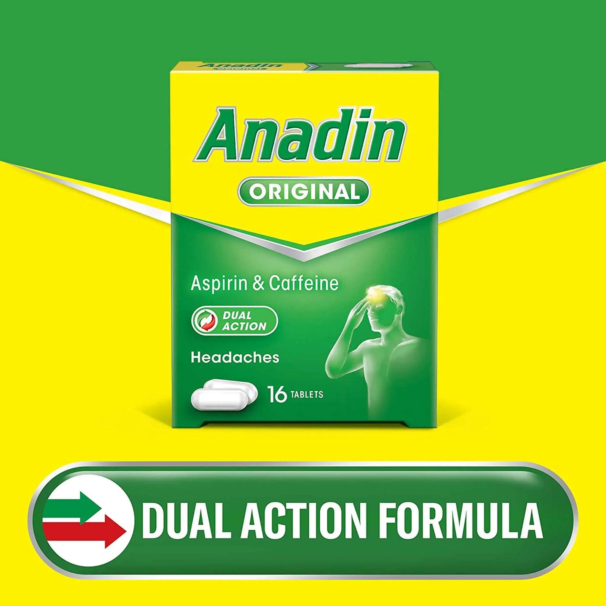 Anadin Original Pain Relief Tablets 16s - Arc Health Nutrition