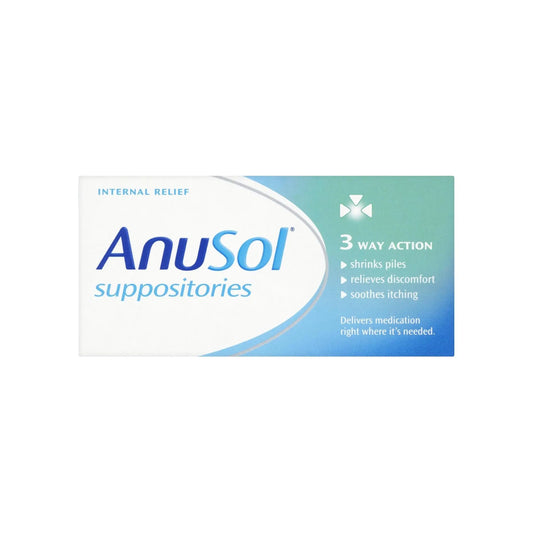 Anusol Haemorrhoids (Piles) Treatment Suppositories, 12 Units Anusol