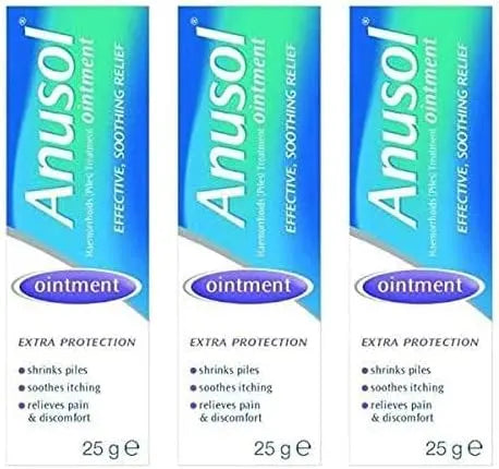 Anusol Ointment 25g x 3 Packs Anusol