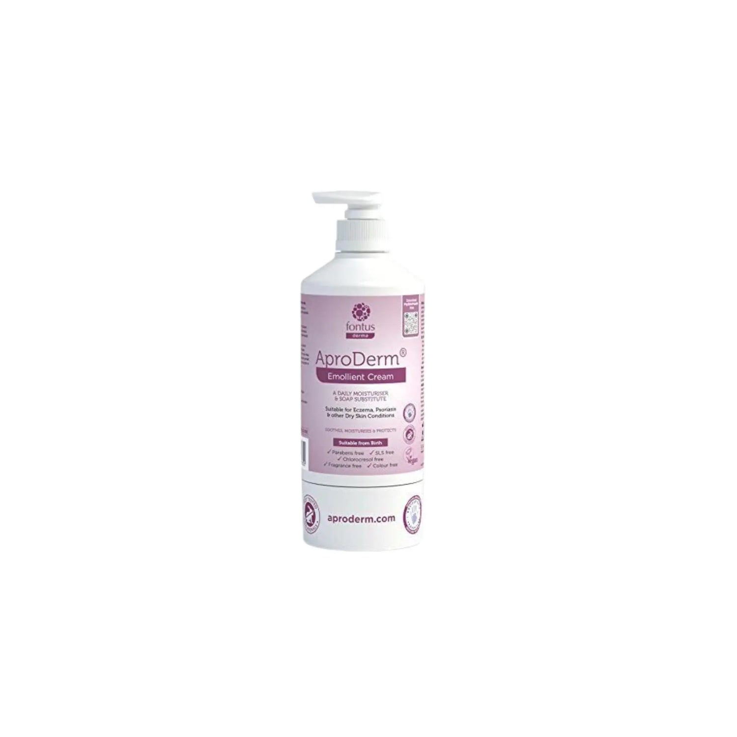 AproDerm Emollient Cream with Pump Dispenser- 500gm AproDerm