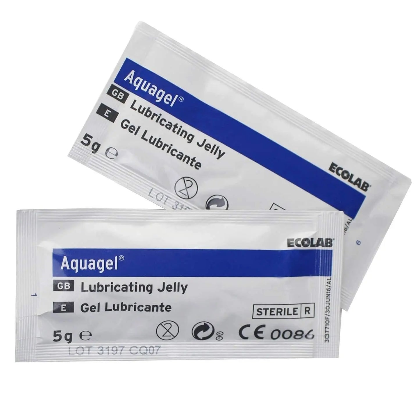 Aquagel Personal Lubricating Jelly, Box of 150 x 5g Sterile Sachets