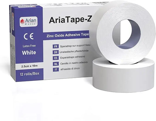AriaTape Zinc Oxide Tape adhesives Tapes strapping and dressing tapes 3 Rolls