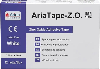 AriaTape Zinc Oxide Tape adhesives Tapes strapping and dressing tapes 3 Rolls