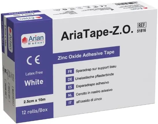 AriaTape Zinc Oxide Tape adhesives Tapes strapping and dressing tapes 3 Rolls