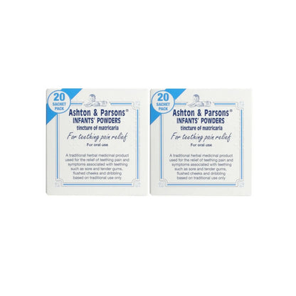 Ashton & Parsons Teething Pain Relief Powders 20 Sachets x 2 Ashton & Parsons