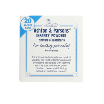 Ashton & Parsons Teething Pain Relief Powders 20 Sachets x 2 Ashton & Parsons