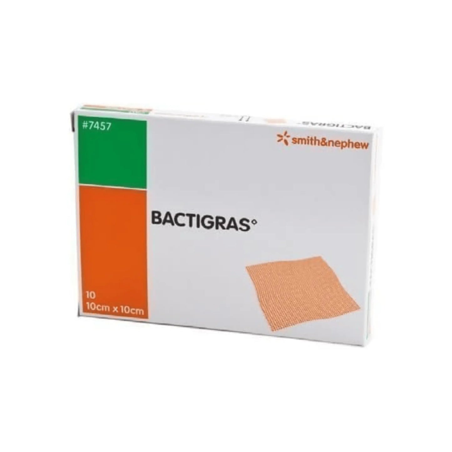 Bactigras 10cm x 10cm 10 Dressing - Arc Health Nutrition UK Ltd