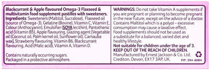 Bassetts Mulivits 3-6Yrs Blackcurrant & Apple Flavour 30 Pastilles x 2 - Arc Health Nutrition UK Ltd